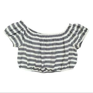 Aerie striped cropped top (Size M)